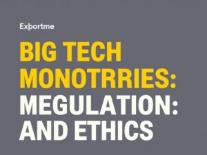 Read more about the article Big Tech Monopolies: Navigating the Complex World of Regulation and Ethics